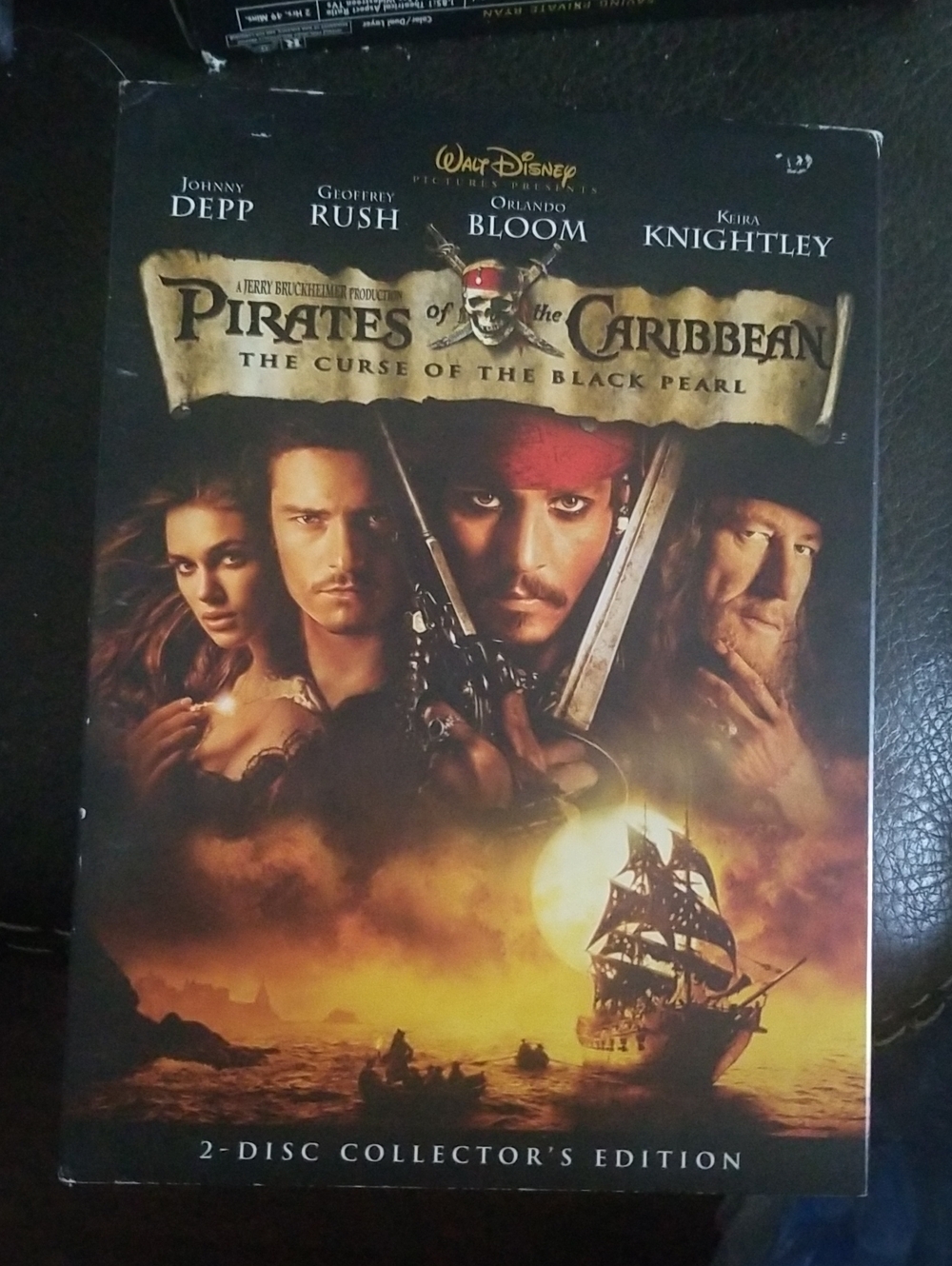 Walt Disney Pirates of the Caribbean Collector's Edition DVD - Black/Brown/Gold